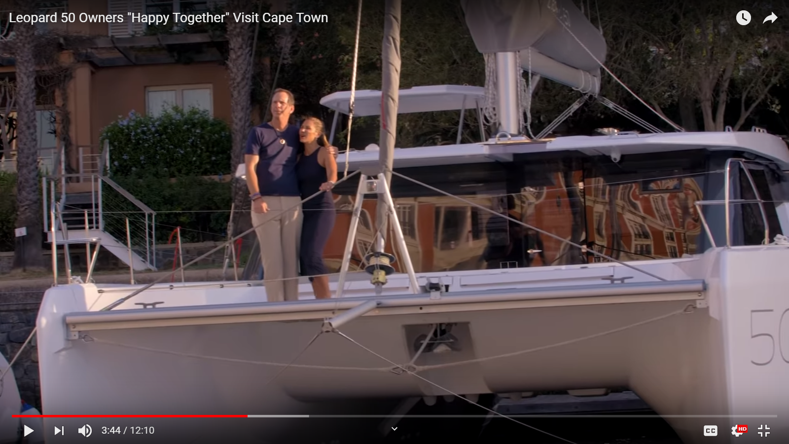 Owners of New Leopard 50P Meet Their Boat in South Africa - MULTIHULLS ...
